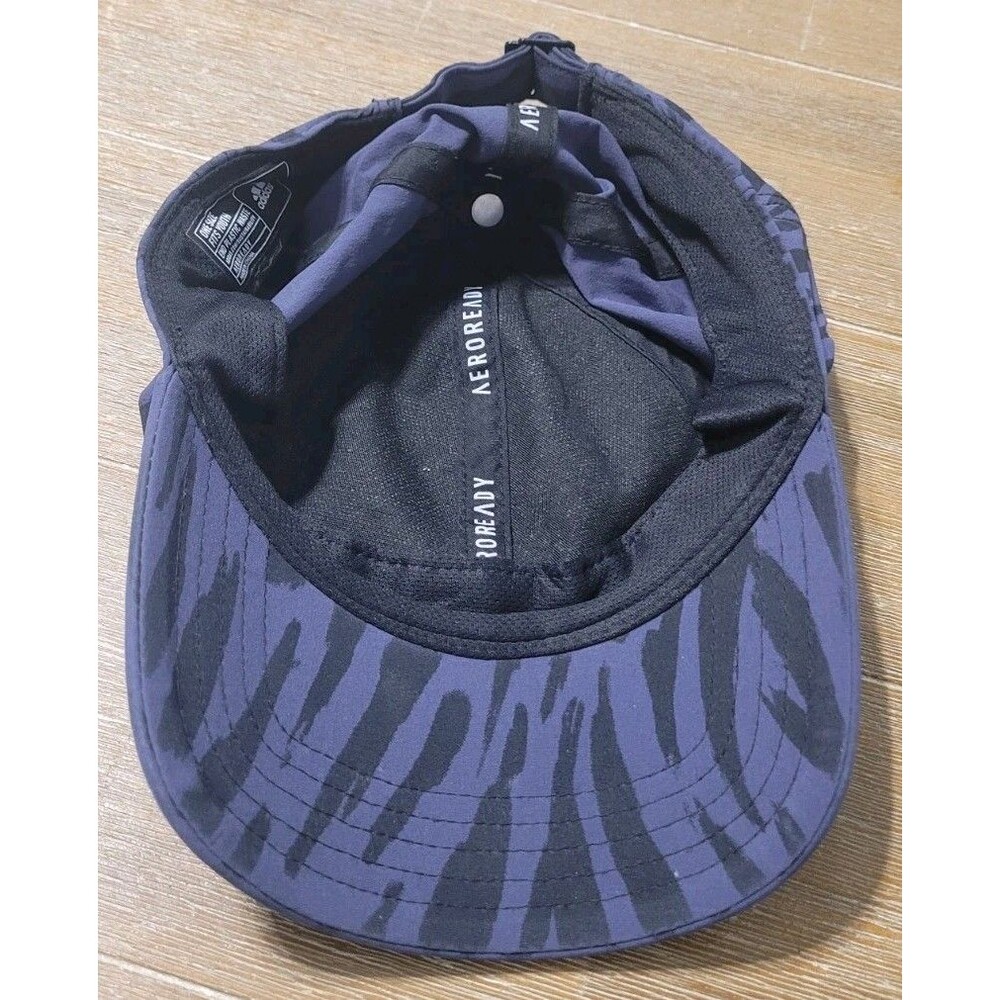 Adidas AEROREADY Tiger Graphic Cap Navy Blue Youth Size Hat Lightweight - Picture 4 of 5